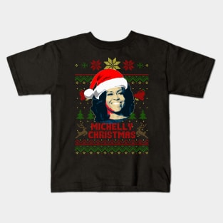 Michelle Obama Michelly Christmas Kids T-Shirt